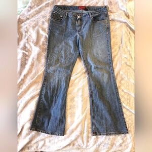Early 2000's vintage Arizona Co. Jeans women's/junior size 15 Flair denim